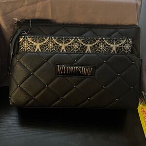 Black Quilted Wednesday Women's travel bag